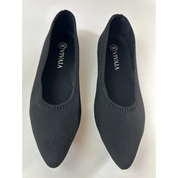 VIVAIA Aria Knit Slip on Washable Pointed Toe Ballet Flats Size 39 US 8 *Read*** - Picture 10 of 10